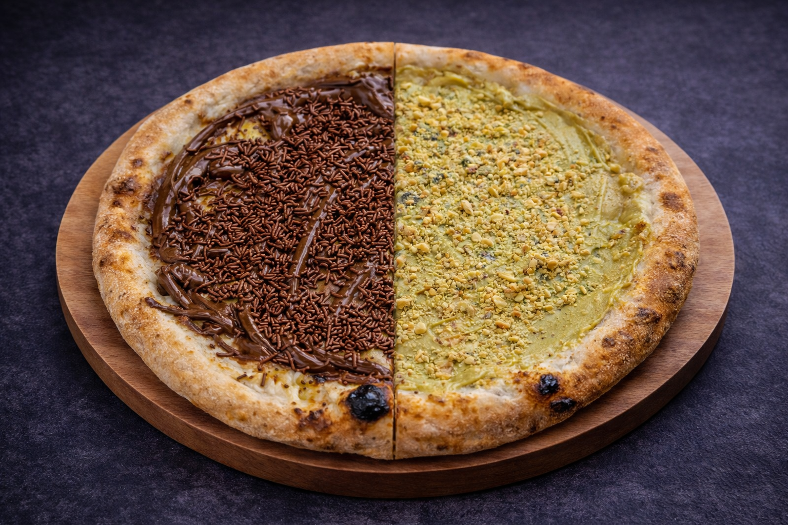 Pizza Meio a Meio Doce